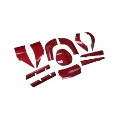 New 👏 Red Front Shroud Inserts For The 4-Wheel Drive Medical Ventura Mobility Scooter 🧨