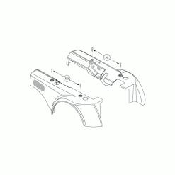 New ❤️ Mon Ster Shroud Assembly For Jazzy 1113 😉